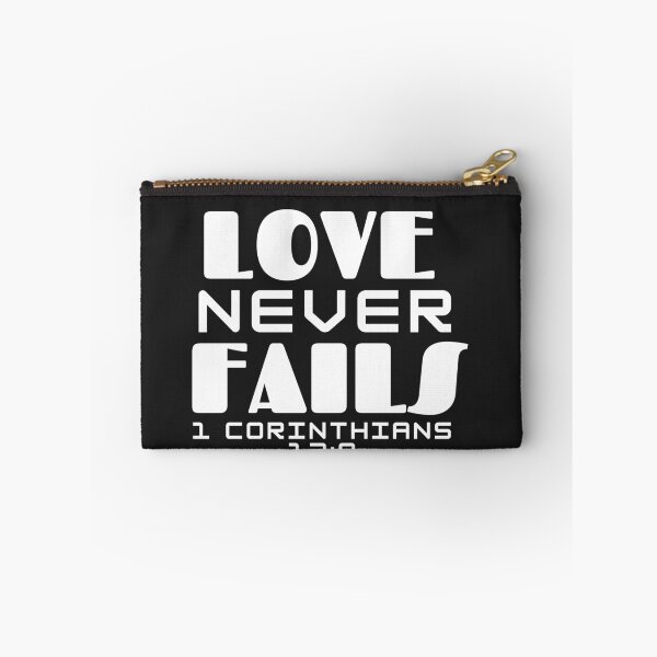 Item preview, LOVE NEVER FAILS -1 Corinthians 13:7-9 designed and sold by jutaylor.