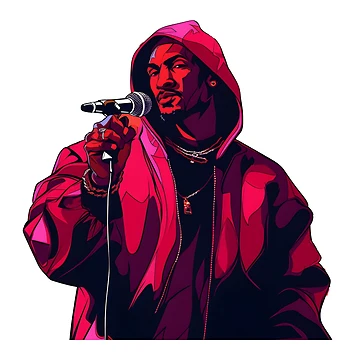 Artwork thumbnail, Rakim Rapper by Ragil-Studio