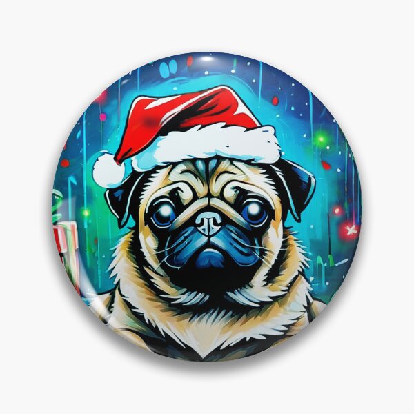 Item preview, Pug HAPPY HOLIDAYS 9 PUGGY HOLIDAYS designed and sold by RedBluffTraders.