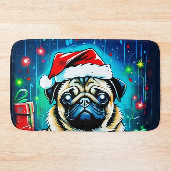 Item preview, Pug HAPPY HOLIDAYS 9 PUGGY HOLIDAYS designed and sold by RedBluffTraders.