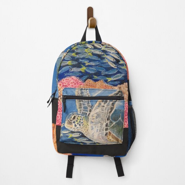 Item preview, Turtle Swimming Over Tropical Reef designed and sold by TracyJay.