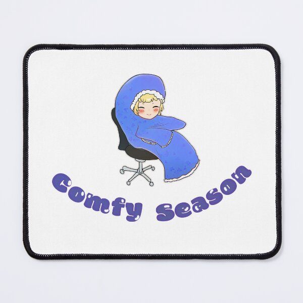 Item preview, Comfy Season Blue Blanket designed and sold by Shirt-Posters.
