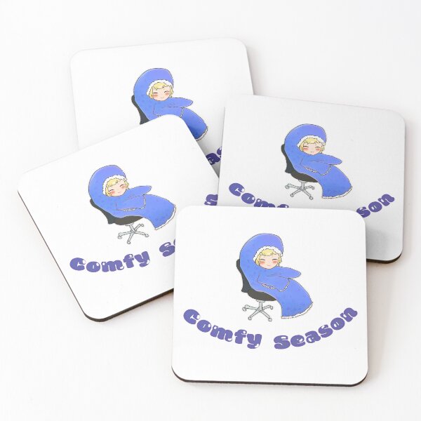 Item preview, Comfy Season Blue Blanket designed and sold by Shirt-Posters.