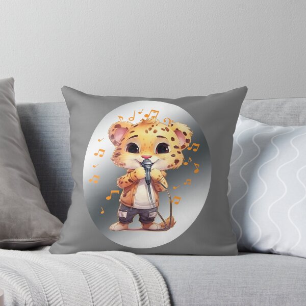 Item preview, Cute singing cheetah designed and sold by Artbellachi.