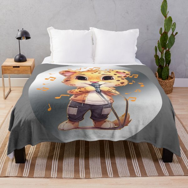 Item preview, Cute singing cheetah designed and sold by Artbellachi.