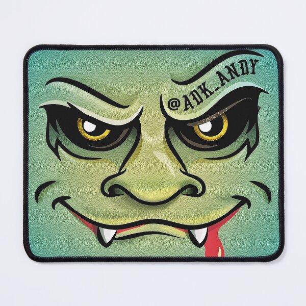 Item preview, Green vampire ghoul monster designed and sold by ADK ANDY.