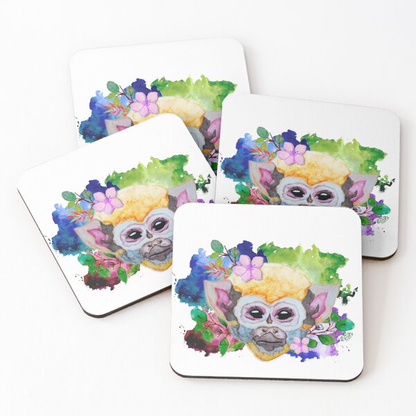 Item preview, Squirrel Monkey with Watercolor Technique designed and sold by UlisesTm.