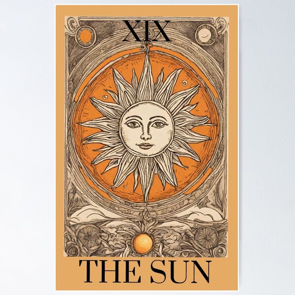 Item preview, The Sun Tarot Card designed and sold by Sophiehammond.