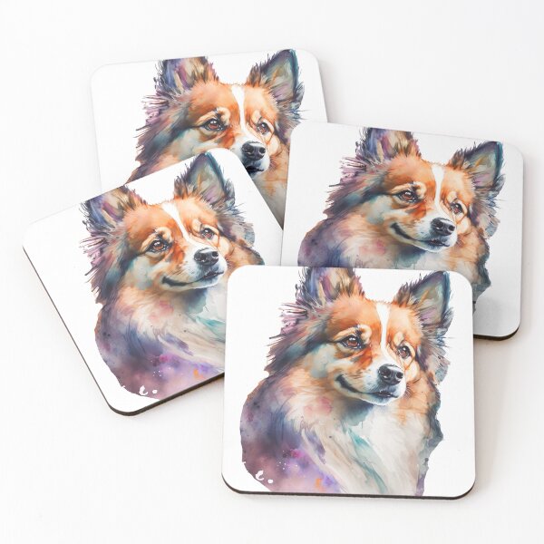Item preview, Colorful Watercolor Papillion designed and sold by GoatAndCamel.