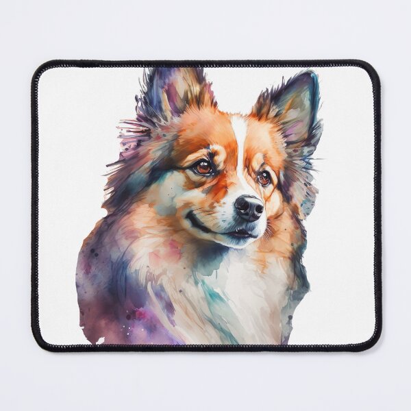 Item preview, Colorful Watercolor Papillion designed and sold by GoatAndCamel.