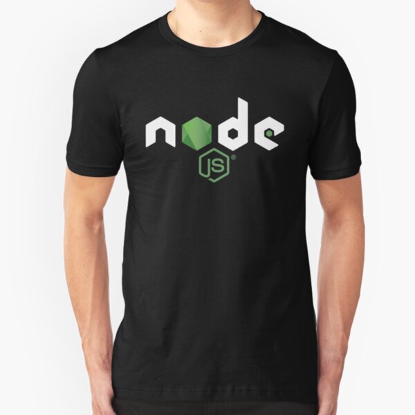 Nodejs Java Script Merchandise Slim Fit T-Shirt