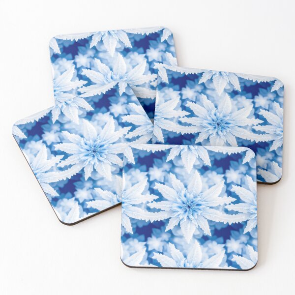 Item preview, Ice Blue Snowflake Bloom designed and sold by TheLastGarden.