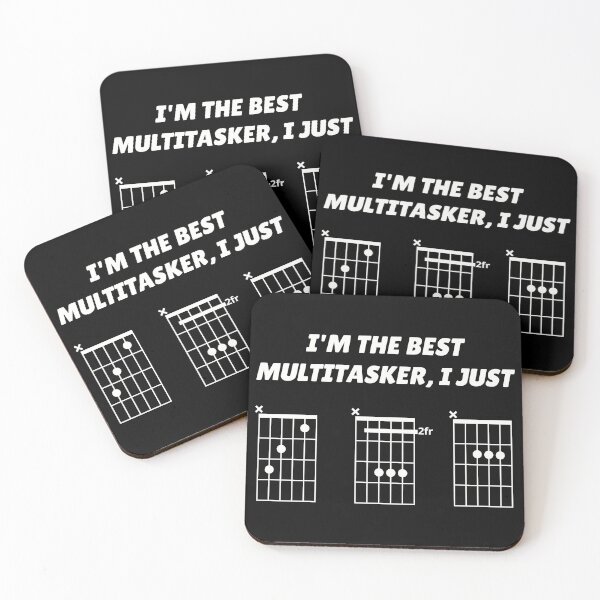 Item preview, I'm The Best Multitasker, I Just CBA (guitar chords) designed and sold by guvnaguitars.