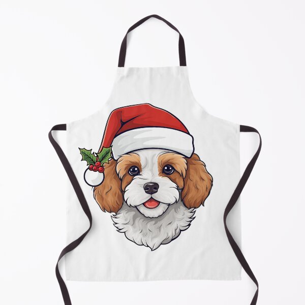 Item preview, Christmas Cavapoo Cavoodle -  Blenheim, Tan and White, Red and White designed and sold by wotsthis.
