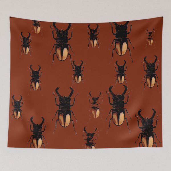Item preview, CHILI COLOR STAG BEETLE ART designed and sold by sharlesart.