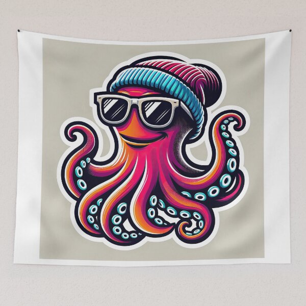 Item preview, cool octopus designed and sold by machinesdream.