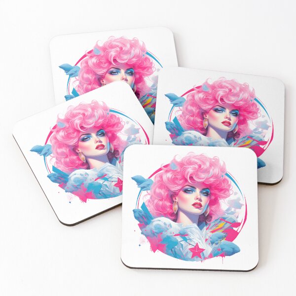 Item preview, Subtle Trans Pride Art Retro 80s Woman designed and sold by ArtliciousHUMAN.