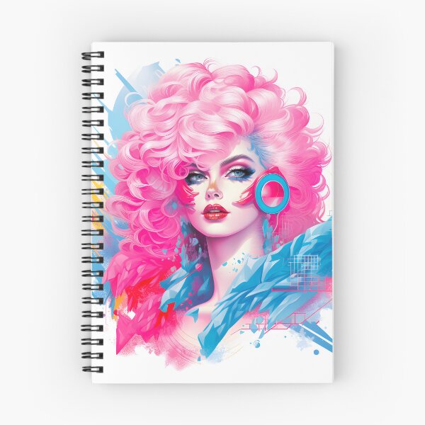 Aperçu de l'œuvre Subtil Trans Pride Art Rétro Femme des années 80 créée et vendue par ArtliciousHUMAN.