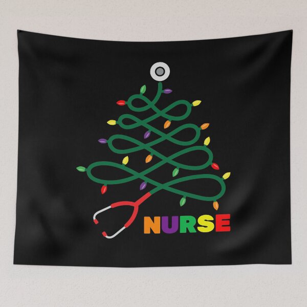 Item preview, Healthcare professional's life - Nurse Stethoscope Christmas Tree designed and sold by TheVirtualSpace.