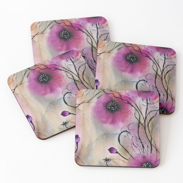 Item preview, Purple Swirled Flowers designed and sold by Poetic Patterns Studio.