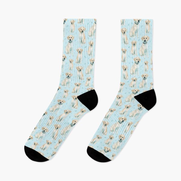 Item preview, Cute Labrador Retriever: Whimsical Watercolor Patterns designed and sold by qoodesignstudio.