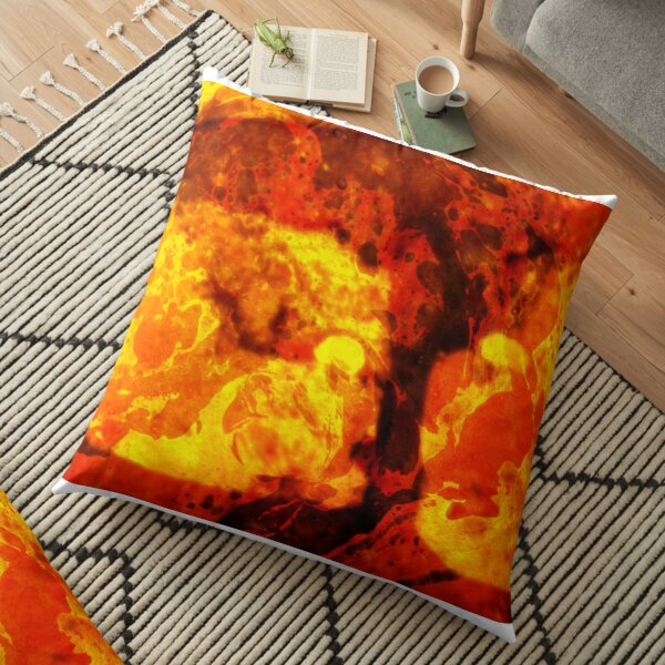 LAVA KISSES DEUCE Floor Pillow