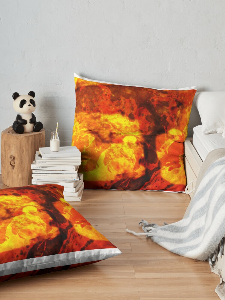 Alternate view of LAVA KISSES DEUCE Floor Pillow