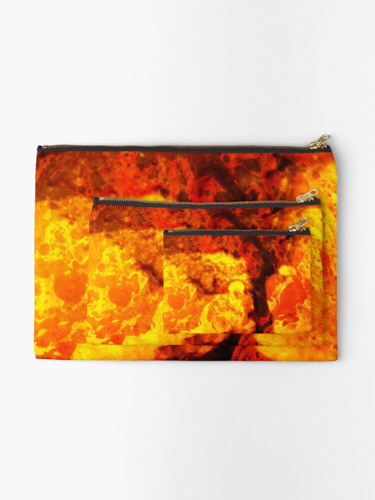 Alternate view of LAVA KISSES DEUCE Zipper Pouch
