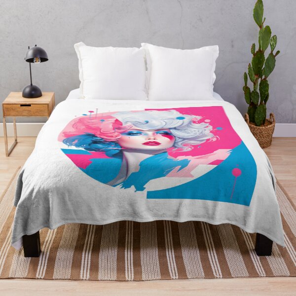 Item preview, Subtle Trans Pride Art Retro 80s Woman designed and sold by ArtliciousHUMAN.