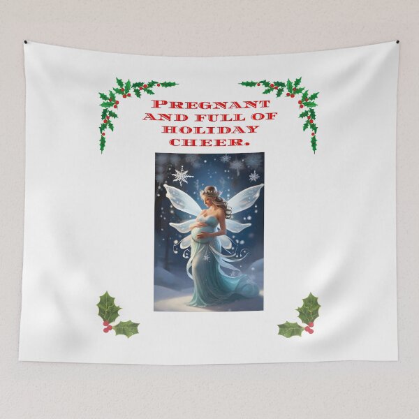 Item preview, Pregnant and full of holiday cheer. designed and sold by Mechanical-Artt.