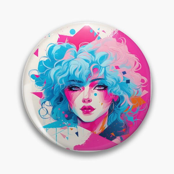 Aperçu de l'œuvre Subtil Trans Pride Art Rétro Femme des années 80 créée et vendue par ArtliciousHUMAN.