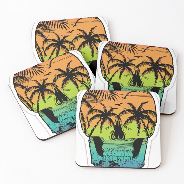 Item preview, Emerald Coast Beach Skull designed and sold by LOCAL-LHC.