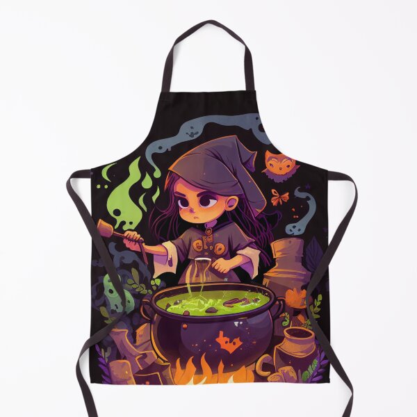 Item preview, Witch Stirring A Cauldron designed and sold by Abralacazamra.
