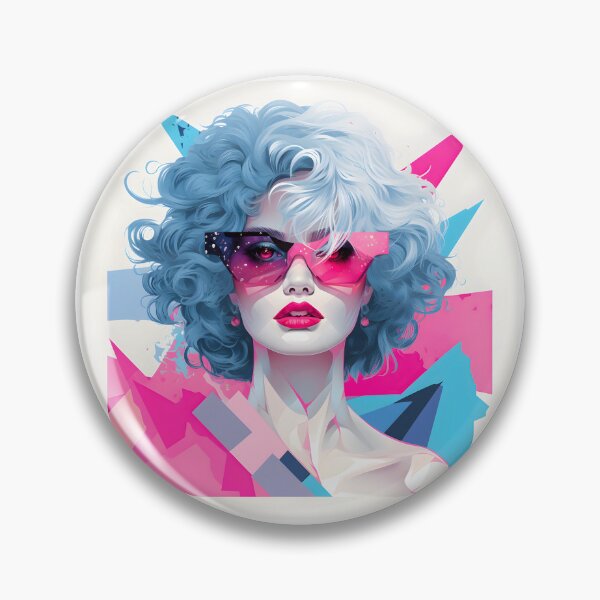 Item preview, Subtle Trans Pride Art Retro 80s Woman designed and sold by ArtliciousHUMAN.