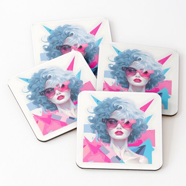 Item preview, Subtle Trans Pride Art Retro 80s Woman designed and sold by ArtliciousHUMAN.