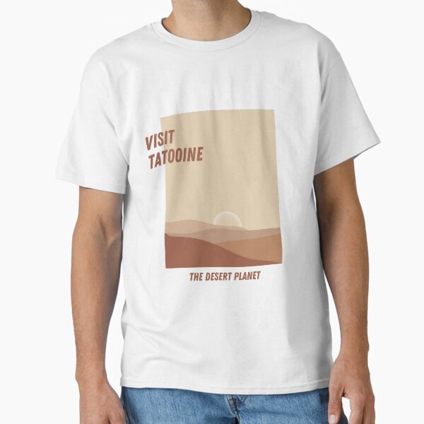 Vista previa del artículo con la obra « Visita Tatooine | El planeta desierto», diseñado y vendido por EngkyEngky.