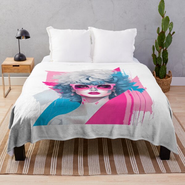 Item preview, Subtle Trans Pride Art Retro 80s Woman designed and sold by ArtliciousHUMAN.