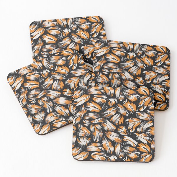 Item preview, Orange Fur Seamless patterns  designed and sold by RocketArtInd.