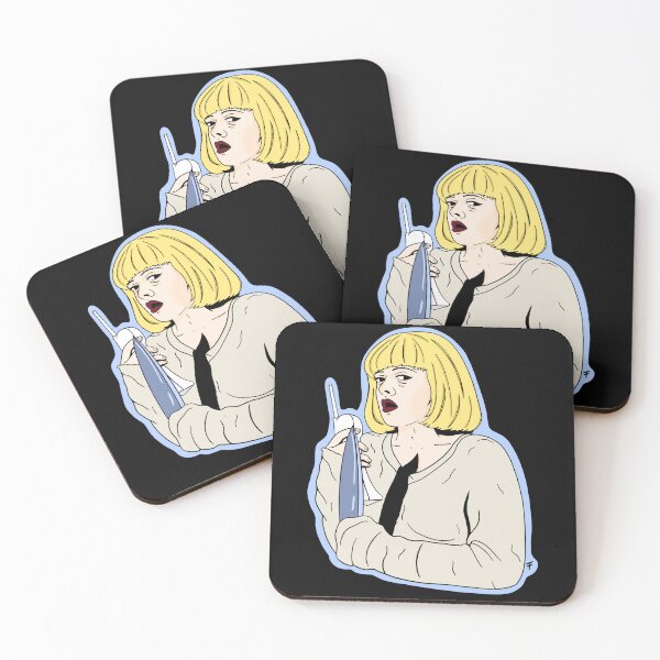 Item preview, Do You Like Scary Movies? - Blue Outline  designed and sold by The Abysmall.