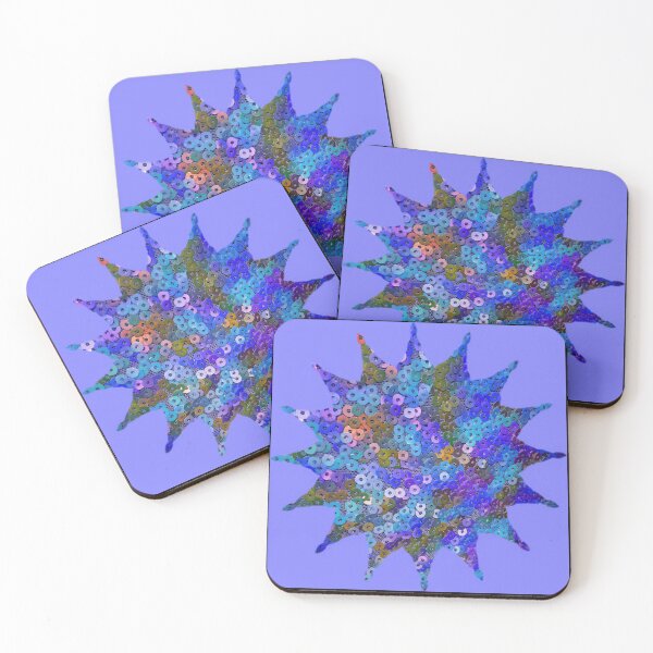 Item preview, Whimsical Lavender-Blue fastival of Sequins by Iritof designed and sold by iritof.