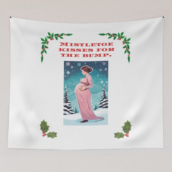 Item preview, Mistletoe kisses for the bump. designed and sold by Mechanical-Artt.