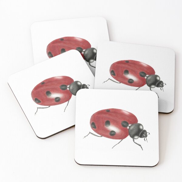 Item preview, The Lone Ladybug Drawing designed and sold by ArtAndBliss.