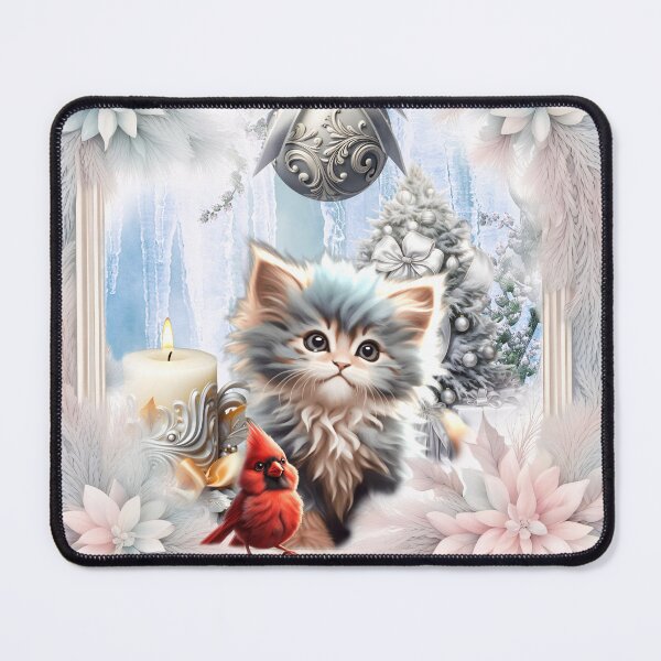 Item preview, Little kitten with bird designed and sold by nicky2342.