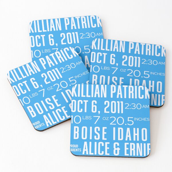 Item preview, Personalized Birth Announcement Pillow designed and sold by Peter Stawicki.