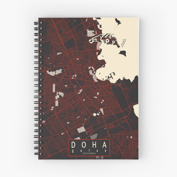 Item preview, Doha City Map of Qatar - Vector designed and sold by deMAP.