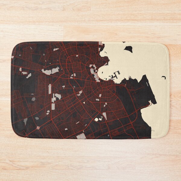 Item preview, Doha City Map of Qatar - Vector designed and sold by deMAP.