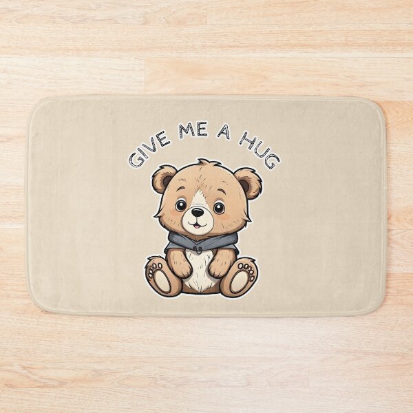 Item preview, Give me a hug with cute bear designed and sold by WorakamonStudio.