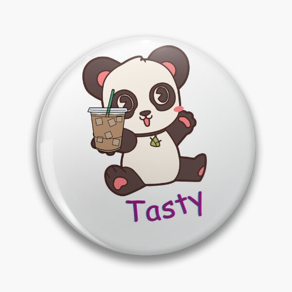 Item preview, Red panda enjoyed his tasty coffee panda sticker  designed and sold by Cosmicworld07.