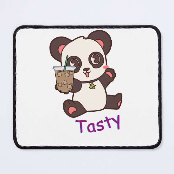 Item preview, Red panda enjoyed his tasty coffee panda sticker designed and sold by Cosmicworld07.