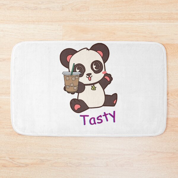 Item preview, Red panda enjoyed his tasty coffee panda sticker  designed and sold by Cosmicworld07.